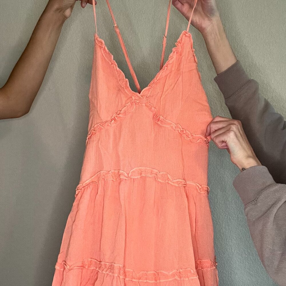 Altar'd state living coral dress